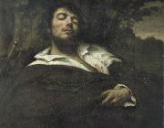 Gustave Courbet l homme blesse oil painting artist